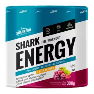 Shark Energy Pré Treino (300g) Uva Shark Pro